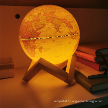 Children's Light Up Globe Lamp Vintage